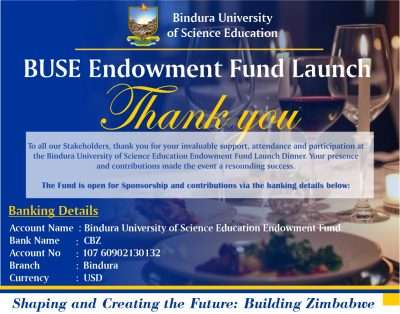 Thank you to all our stakeholders for your continued support.