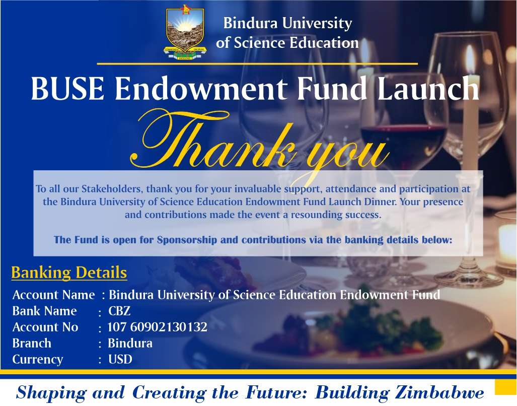 Thank you to all our stakeholders for your continued support.